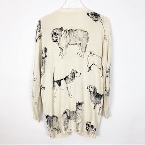 Anthropologie Pooch Posse Cardigan by Moth Medium